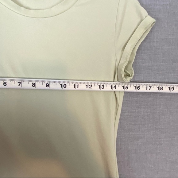 No Boundaries T-Shirt Dress Sz Small Cap Sleeves Light Green - Picture 5 of 7